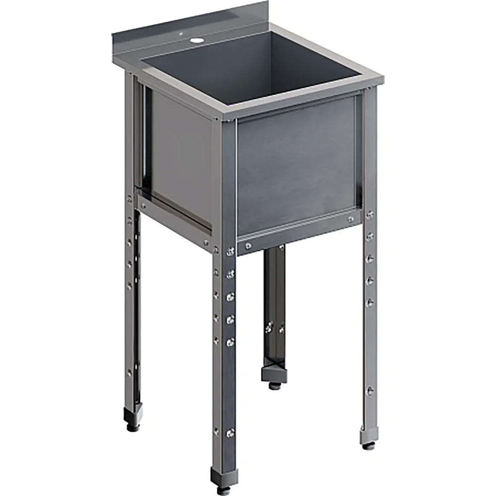 Ванна моечная односекционная с бортом ВМС-1/4-Б-ЭЦ