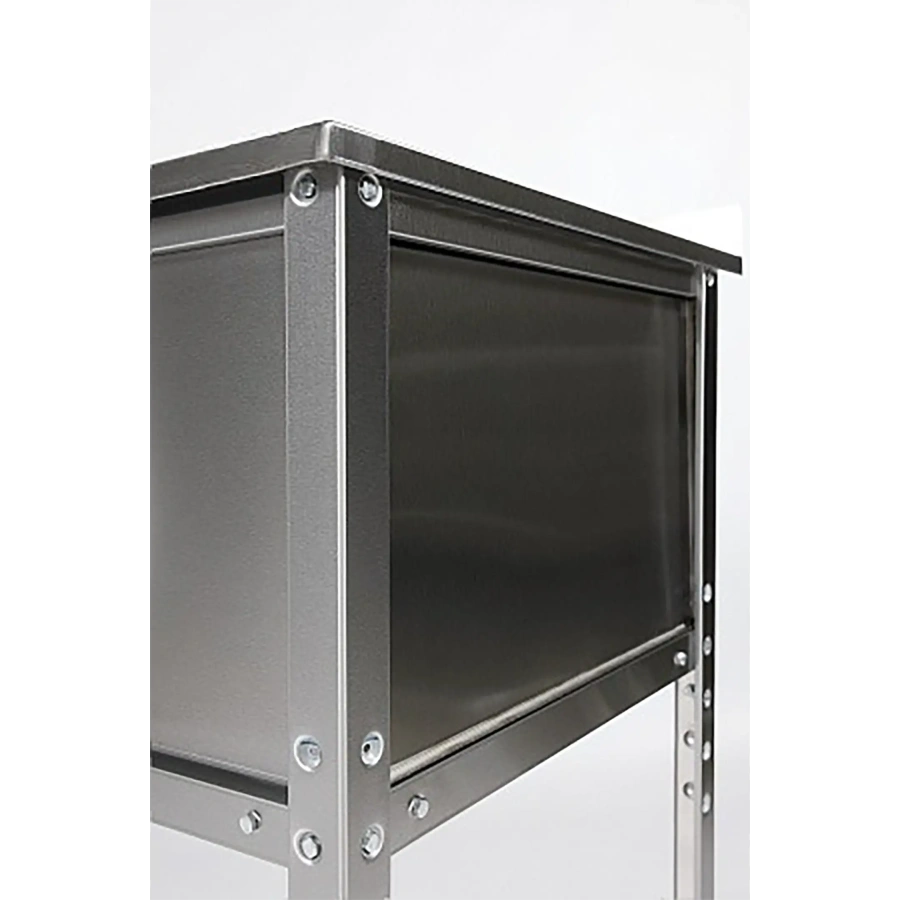 Ванна моечная двухсекционная с бортом ВМС-2/7-Б-ЭН