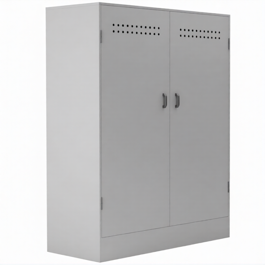 Шкаф усиленный для хранения бронежилетов и касок БРК-8 (2000х1565х650)