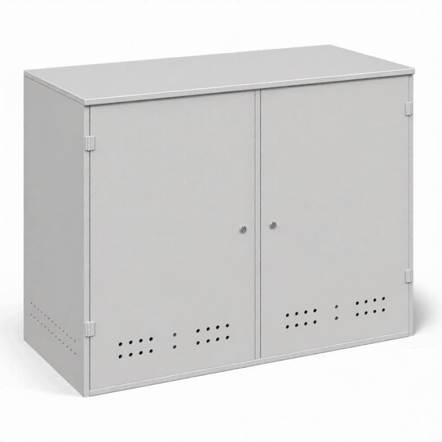 Шкаф для 5-ти пропановых баллонов ШГБП-07 сварной, усиленный - 1.2 мм