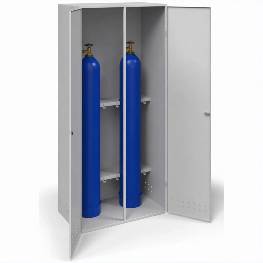 Шкаф для 2-х газовых баллонов ШГБК-028, усиленный