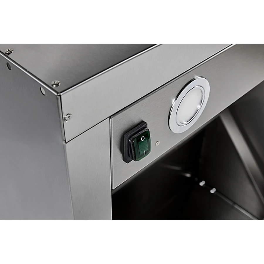 Зонт вытяжной пристенный ЗВПП-24/12 с подсветкой