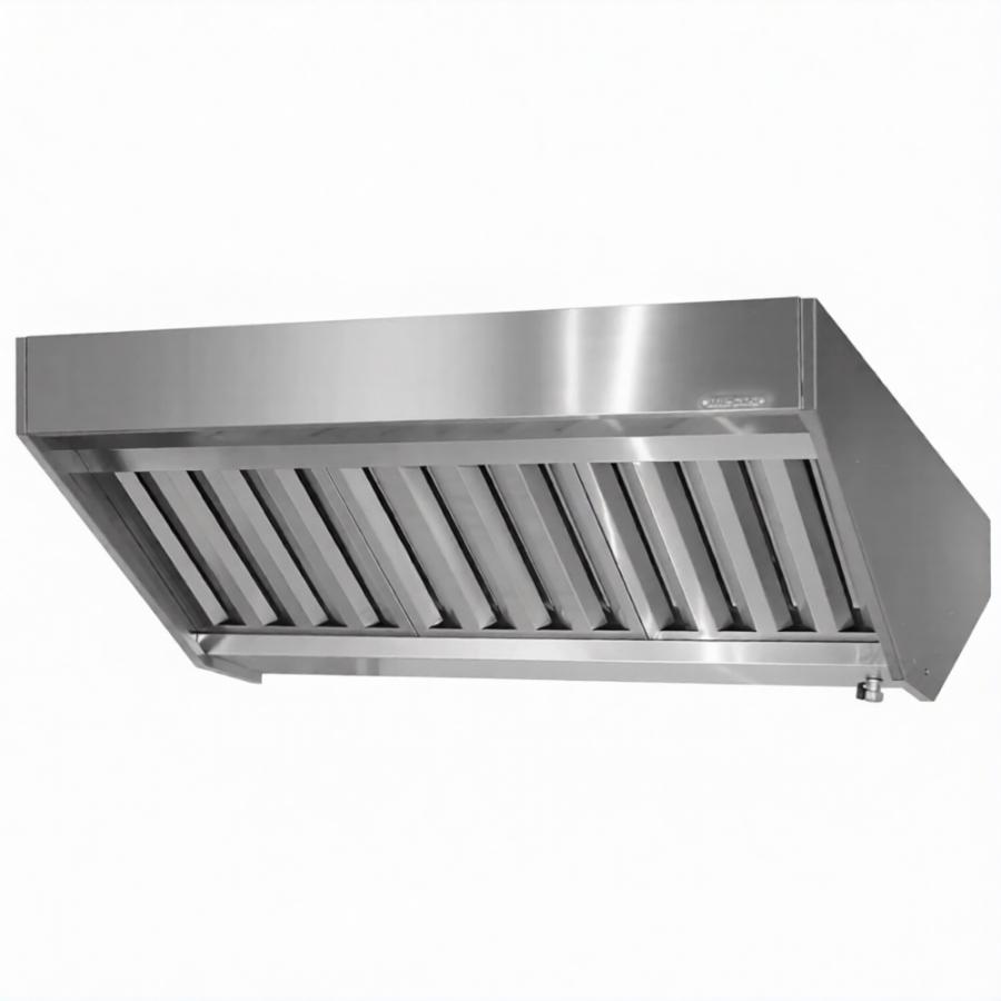 Зонт приточно-вытяжной полуоткрытый ЗППб 400х1200х2000 «Base» островной