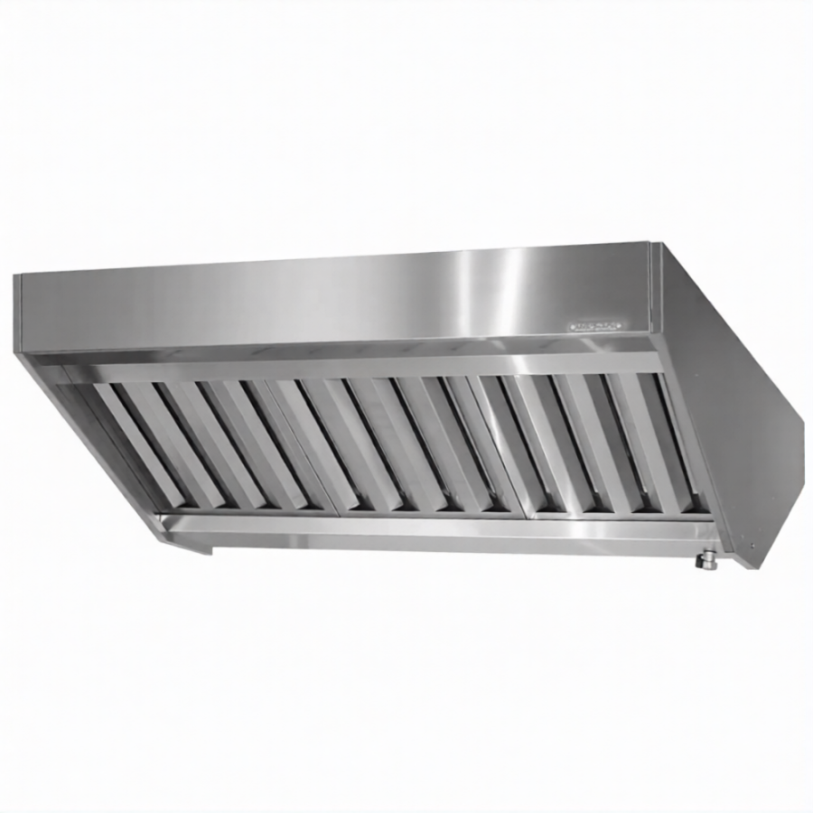 Зонт приточно-вытяжной полуоткрытый ЗППб 400х1200х2000 «Base» островной