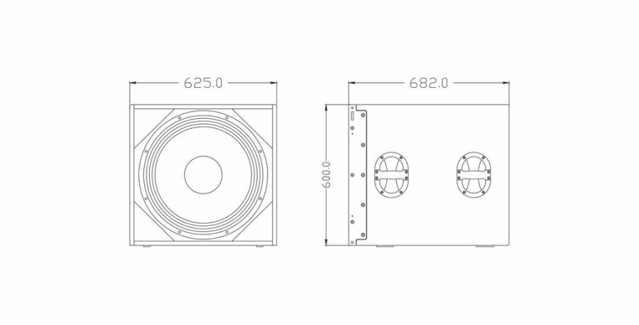 Пассивный сабвуфер FDB DLA121B